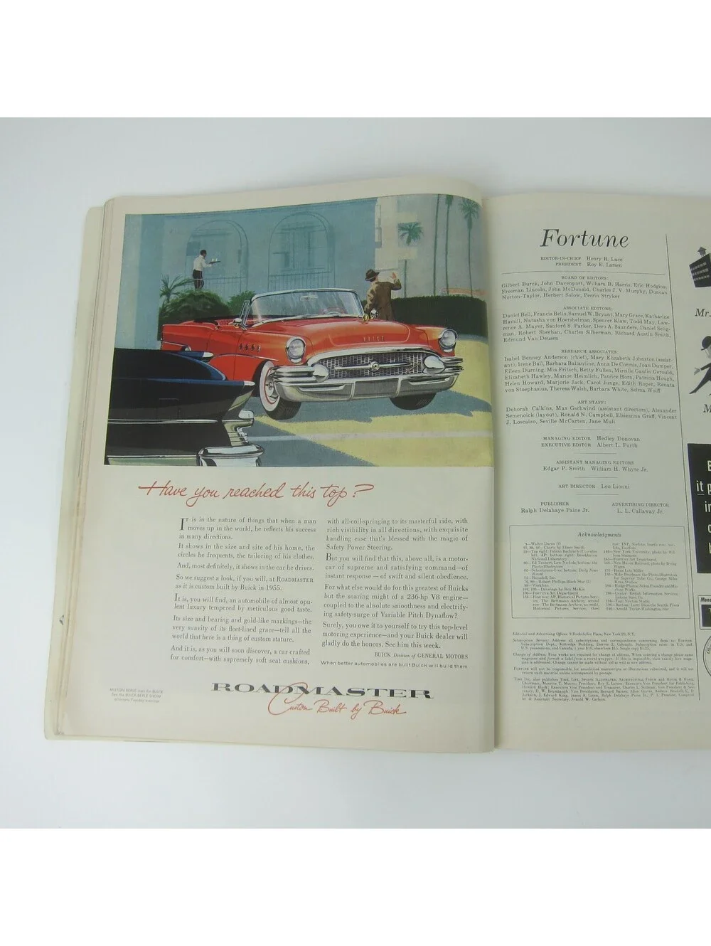 Vintage FORTUNE Magazine April 1955 Textron American, Steel, Secretary Humphrey